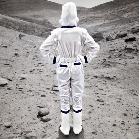 Boo! Inc. Kids Spunky Space Cadet Astronaut Suit Halloween Costume Dress Up UNI - Picture 2 of 6